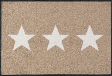 Fussmatte Stars sand 50x75cm